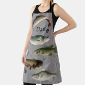 漁師のシェフと夫(名前あり) エプロン (インサイチュ)