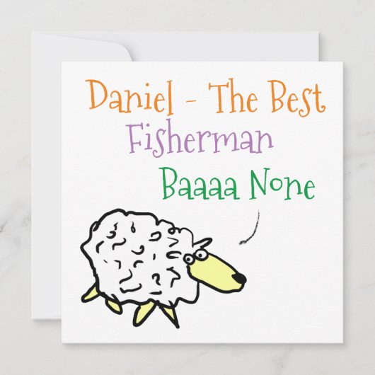 漁師のデザイン シーズンカード (正面)