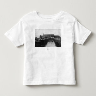 漁師のパッキングのAstoria、オレゴンの眺め トドラーTシャツ