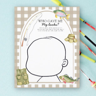 漁師のベビーシャワー - 私の美貌の源は誰?ゲーム