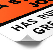 漁師のポスター素晴らしを台無しおもしろいにした ポスター (角)