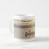 漁師のマグであるかもしれません コーヒーマグカップ (正面左)
