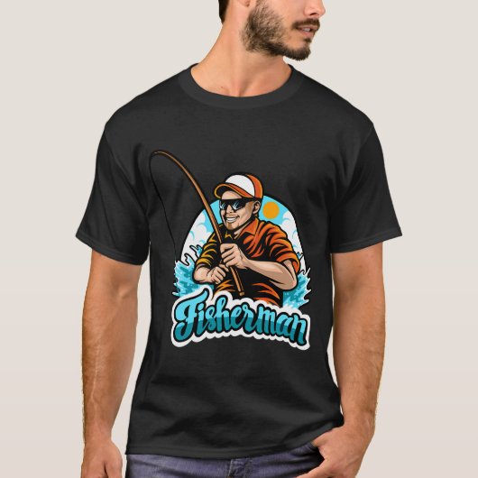 漁師のライフスタイル Tシャツ (正面)