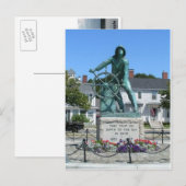 漁師の像 ポストカード (正面/裏面)