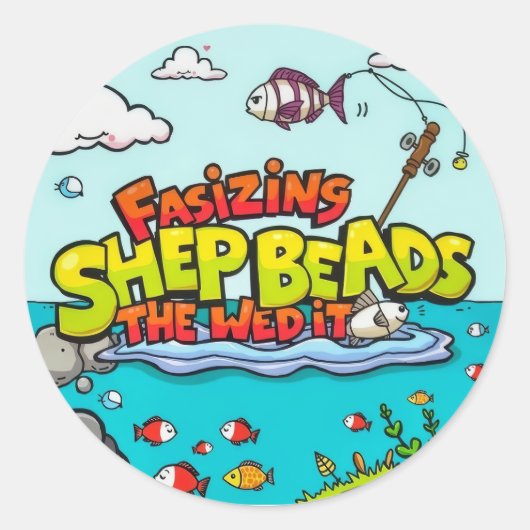 漁師の冒険 ラウンドシール (正面)