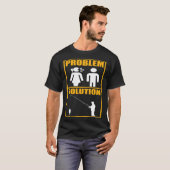 漁師の問題解決釣り漁師 Tシャツ (正面フル)
