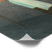 漁師の埠頭の眺め、カニの獲得 ポスター (角)