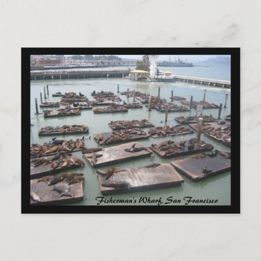 漁師の埠頭 ポストカード (正面)