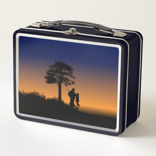 漁師の夕暮れ弁当 メタルランチボックス (正面)
