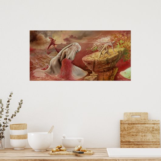 漁師の夢 ポスター (キッチン)