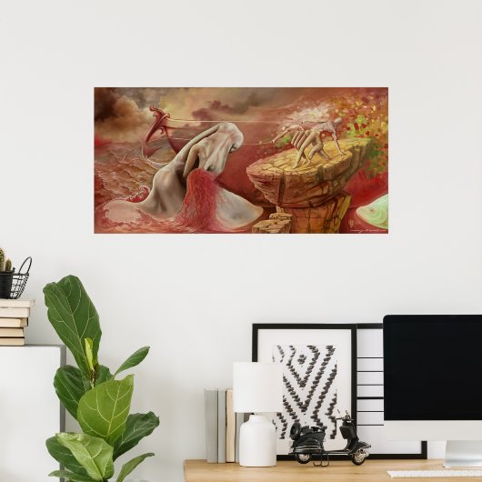 漁師の夢 ポスター (ホームオフィス)