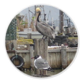 「漁師の夢」陶製ノブ セラミックノブ