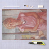 漁師の娘(Kuzma Petrov-Vodkin) 薄葉紙 (クラフト)