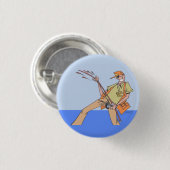 漁師の小ボタン 缶バッジ (正面&裏面)