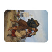 漁師の帰還（ルドルフ・ヨルダン） マグネット (横)