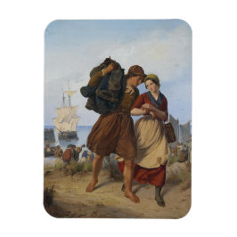 漁師の帰還（ルドルフ・ヨルダン） マグネット