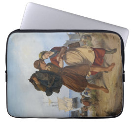 漁師の帰還（ルドルフ・ヨルダン） ラップトップスリーブ