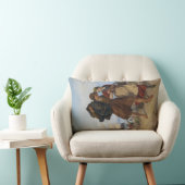 漁師の帰還（ルドルフ・ヨルダン） ランバークッション (椅子)