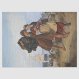 漁師の帰還(ルドルフ・ヨルダン) 薄葉紙