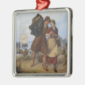 漁師の帰郷(ルドルフ・ヨルダン) メタルオーナメント (左)