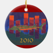 漁師の歓喜 セラミックオーナメント (裏面)