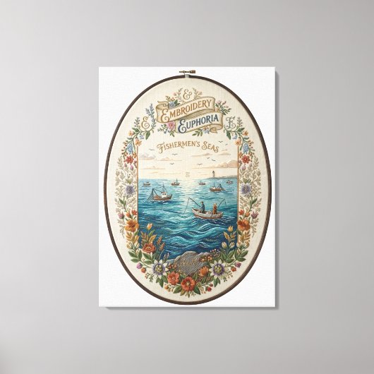 漁師の海 キャンバスプリント (正面)