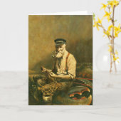 漁師の物語ヴィンテージグリーティングカード カード (黄色い花)