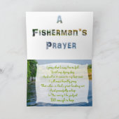 漁師の祈りの言葉の挨拶状 カード (内部)