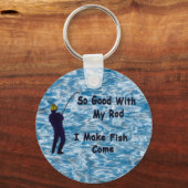漁師の自慢 キーホルダー (正面)
