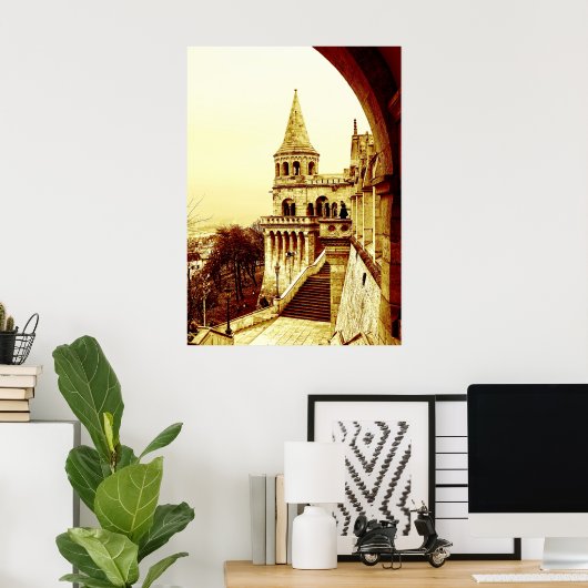 漁師の要塞 ポスター (ホームオフィス)