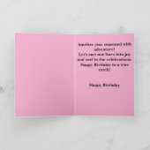 漁師の誕生日パーティー カード (内部)