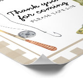 漁師の赤ちゃんシャワー – ありがとうござ来う ポスター (角)