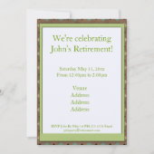 漁師の退職 招待状 (正面)