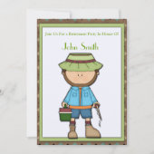 漁師の退職 招待状 (正面)