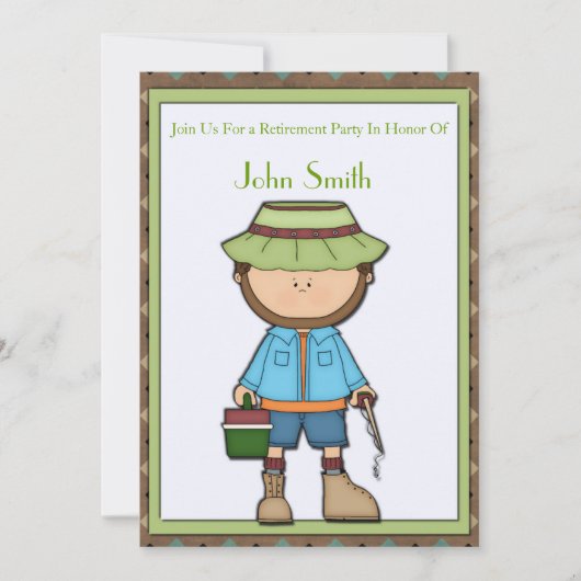 漁師の退職 招待状 (正面)