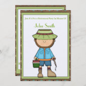 漁師の退職 招待状 (正面/裏面)