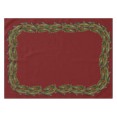 漁師の食卓布コホサケの魚のデコール テーブルクロス (正面(横))