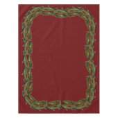 漁師の食卓布コホサケの魚のデコール テーブルクロス (正面)