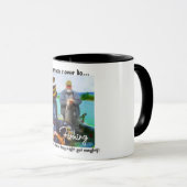 漁師の"行った魚釣り"コーヒーマグ マグカップ (正面右)