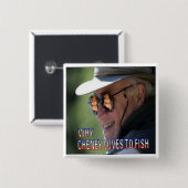 漁師のCheneyボタン 缶バッジ (正面&裏面)