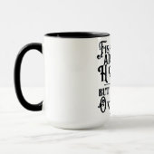 "漁師は..." カスタマイズ可能 マグカップ (左)