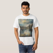 漁師アットサンセット Tシャツ (正面フル)