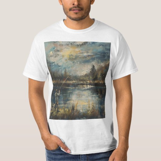 漁師アットサンセット Tシャツ (正面)