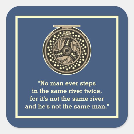 漁師アングラー用フライ釣りリール スクエアシール (正面)