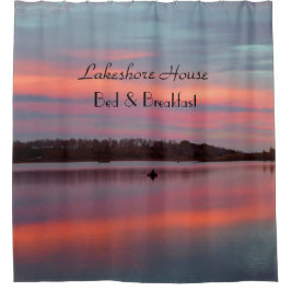 漁師サンセットレパーソナライズされたイクシャワーカーテン シャワーカーテン