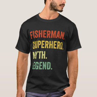 漁師パパTシャツ、夫へのギフト、漁師ギフト Tシャツ