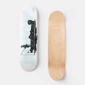 *~*漁師フィッシャーマンフィッシャーマン魚釣りイニシャル スケートボード (正面)