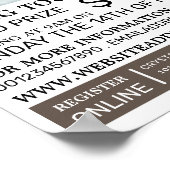 漁師ポートレート魚釣り大会イベント ポスター (角)