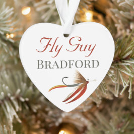 漁師モノグラムのフライ釣りルアー オーナメント