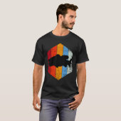 漁師レトロヴィンテージフライ釣り引用文 Tシャツ (正面フル)